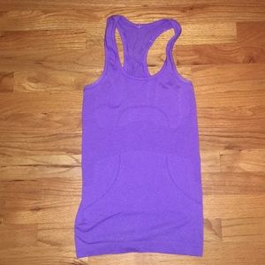 Purple lululemon Swiftly tank top